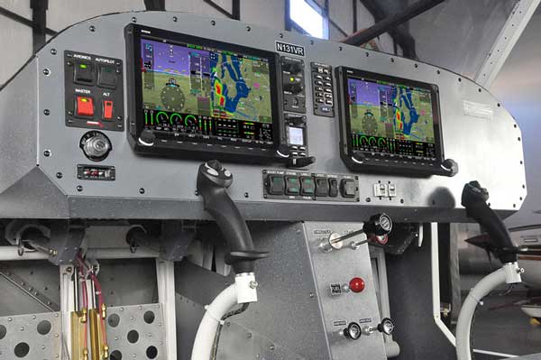 The Vashon Ranger R7 boasts a full Dynon equipped glass panel avionics suite