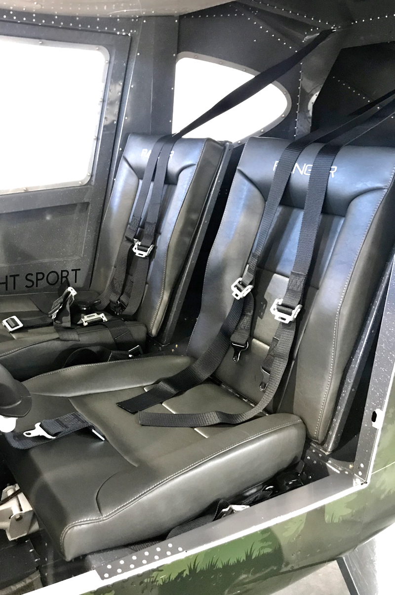 The Vashon Ranger R7 comes equipped with 5 point harness seat belts and light weight seat material
